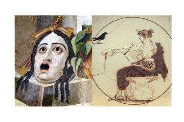 Ateliers du parcours Poésie et comédie antiques, illustrations. Ateliers du parcours Poésie et comédie antiques, illustrations.