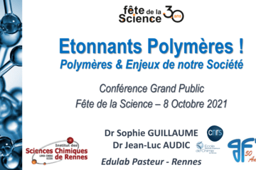 affiche rencontre Etonnants polymères