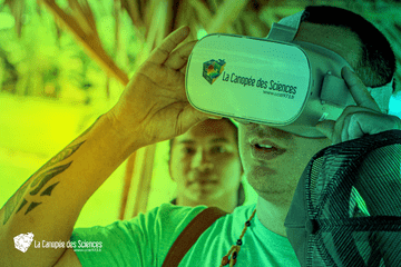 Une expérience de réalité virtuelle avec la Canopée des Sciences Testez la découverte de la Guyane et ses fleuves en réalité virtuelle
