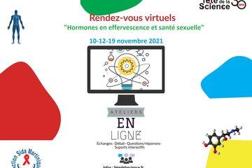 Visuel "rendez-vous virtuels : hormones en effervescence et santé sexuelle"