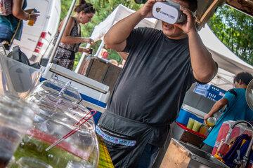 Réalité virtuelle au marché de Cacao