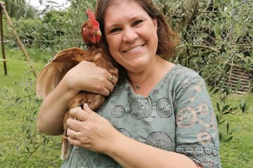 Valérie et sa poule