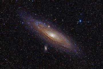 Un objet du ciel, visible au télescope : la galaxie d'Andromède