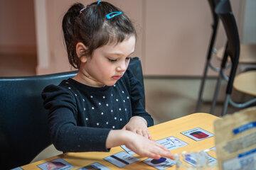 Groupe d'enfant en atelier