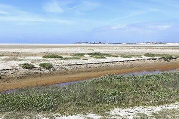 Vue aérienne de la Baie d'Authie