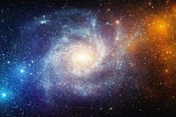 Galaxie Spirale - vue d'artiste Galaxie Spirale - vue d'artiste