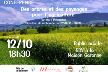 Conférence Des arbres et des paysages pour l'agriculture, par Marc Deconchat