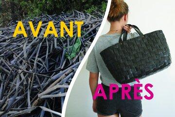 tuyaux agricoles transformation en sac cabas