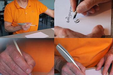 Captation en 3D du geste du calligraphe