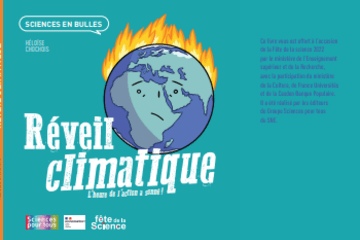 Couverture de "Sciences en Bulles : Réveil climatique" de Sciences Pour Tous Couverture de "Sciences en Bulles : Réveil climatique" de Sciences Pour Tous