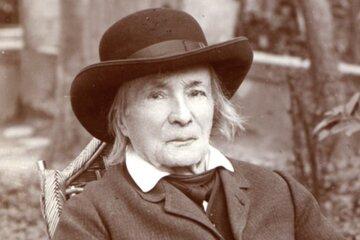 portrait de Jean-Henri Fabre, avec son chapeau