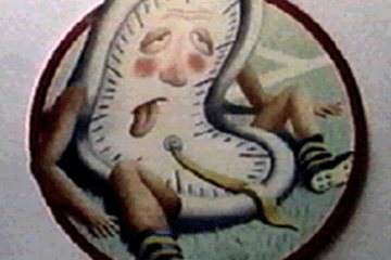 Horloge dessinée un peu raplapla