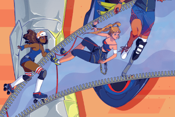 Affiche Pieds et sportifs