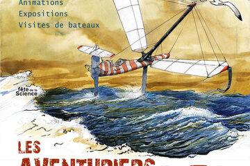 Affiche de la 8e édition Festival Les Aventuriers de la mer - Lorient ©Monsieur QQ