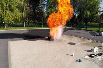 Feu de friteuse