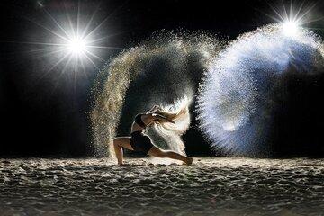 Danseuse sable