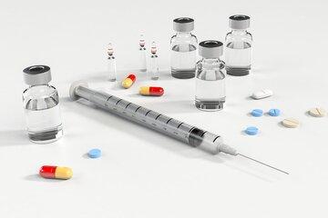 Seringue et médicaments