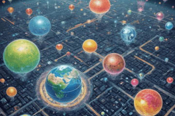 Image générée par Openart.ai avec la requête "many digital worlds"