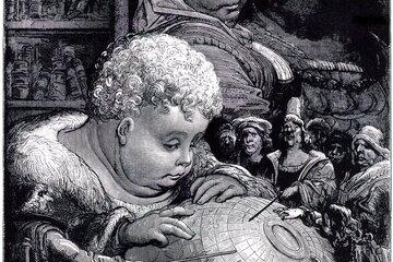 Gustave Doré - L'éducation de Gargantua