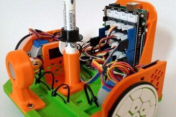 Photographie du robot tortue