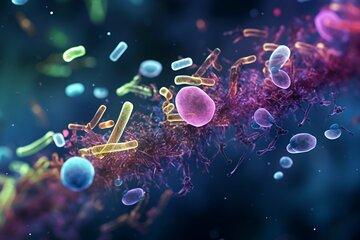 Cellules et micro-organismes au microscope