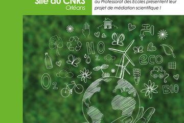 Affiche Environnement avec forêt et titre 