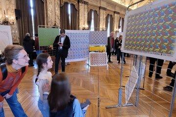 Exposition à l'Hôtel de ville de Troyes en avril 2023