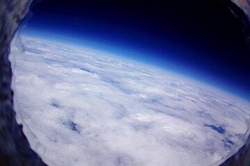 Photo prise à plus de 15 km d'altitude 