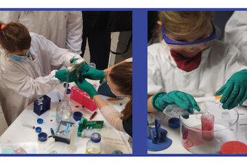 Manipulation de matériels de laboratoire par des novices