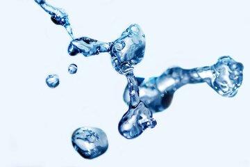 Eclaboussure d'eau