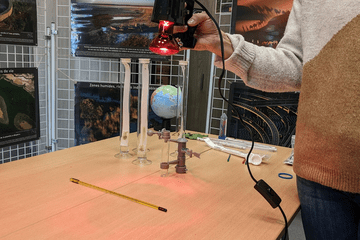 Expérience scientifique Atelier mené en 2022 à l'Espace Ponthieu Marquenterre Connecté