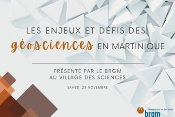 Les enjeux et défis des géosciences en Martinique Flyer brgm