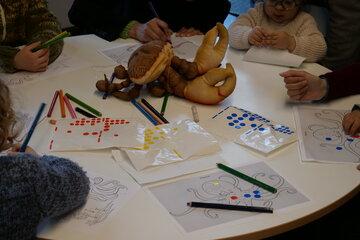 atelier coloriage sur le thème des océans