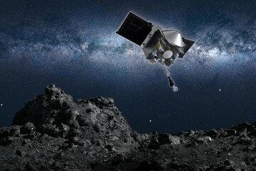 La sonde OSIRIS-REx sur l'astéroïde Bennu