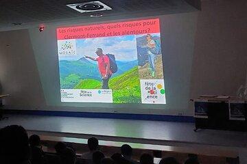 Conférence sur les Volcans d'Auvergne, dans les quartiers Nord, par un conférencier Géologue-Volcanologue