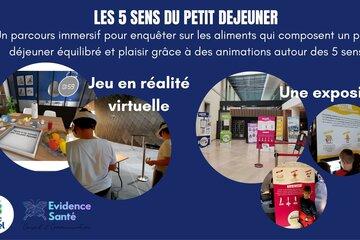Jeu en réalité virtuelle et exposition autour des 5 sens du petit-déjeuner
