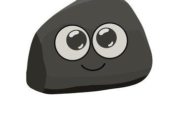 Mascotte pet rock