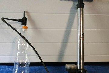 Bouteille + pompe à air