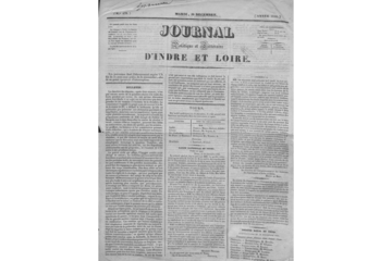 Journal d'Indre-et-Loire, numéro du 30 décembre 1834