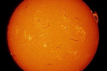 Soleil en H-Alpha