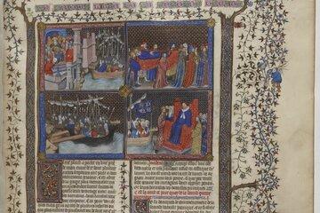 photographie de manuscrit : Pierre Bersuire, traduction des Histoires romaines de Tite-Live