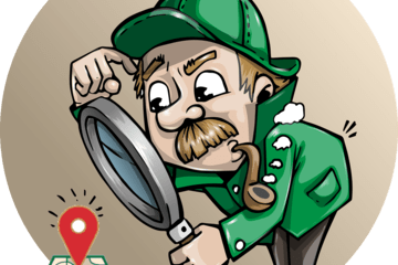 detective avec loupe