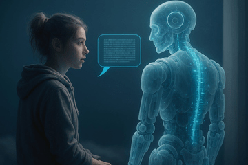 image générée par IA : échange entre IA et Humain, quel lien émotionnel ?
