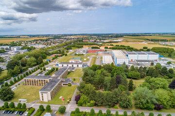 Vue aérienne du GANIL