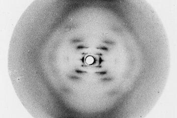 Image historique de diffraction par rayon X de l'ADN