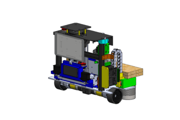 Modélisation du robot de la coupe de France de robotique 2025 pour l'équipe Castel'Lab