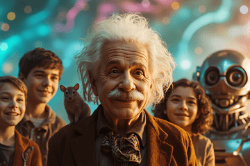 Soirée d’ouverture : Intelligence : du naturel au numérique Albert Einstein, des gens, un robot
