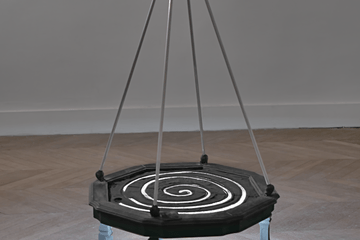 Une photo de l'installation artistique