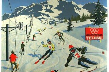 Jeu, Teleski Mont-Blanc, 1960.