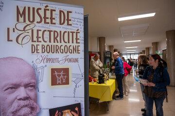 Pancarte musée de l'électricité